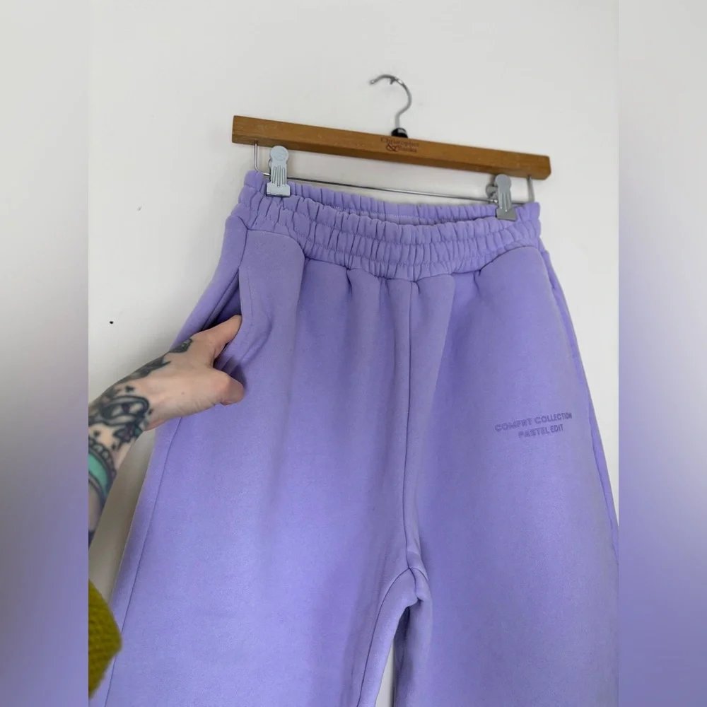 Comfrt Pastel Collection Sweatpants In Lavender - Picture 10 of 10